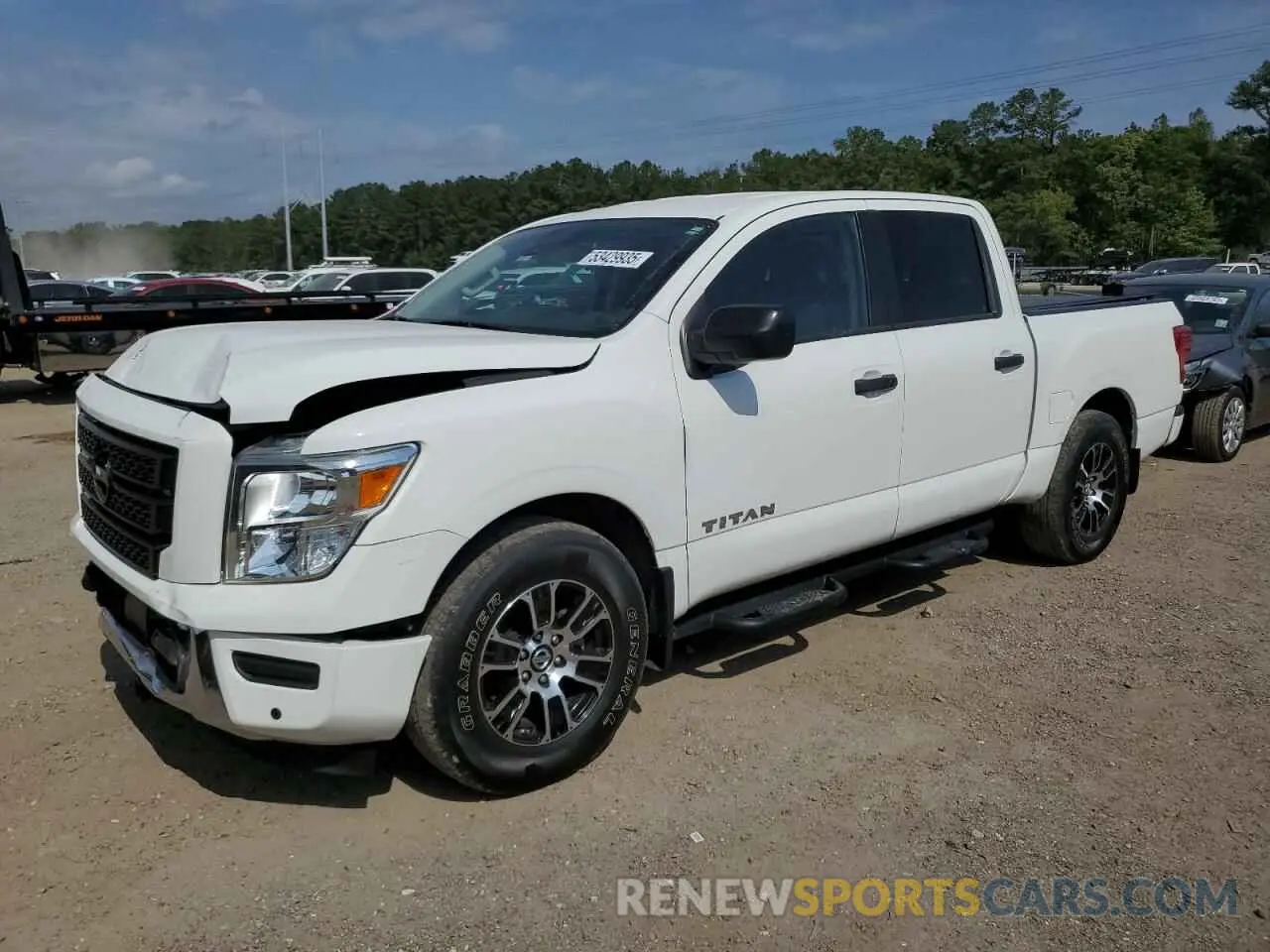 1 Photograph of a damaged car 1N6AA1EF8NN100276 NISSAN TITAN 2022