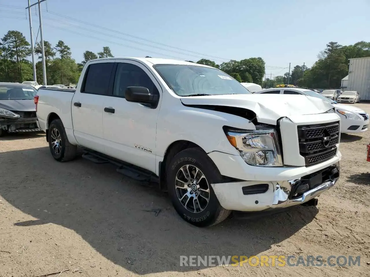 4 Photograph of a damaged car 1N6AA1EF8NN100276 NISSAN TITAN 2022