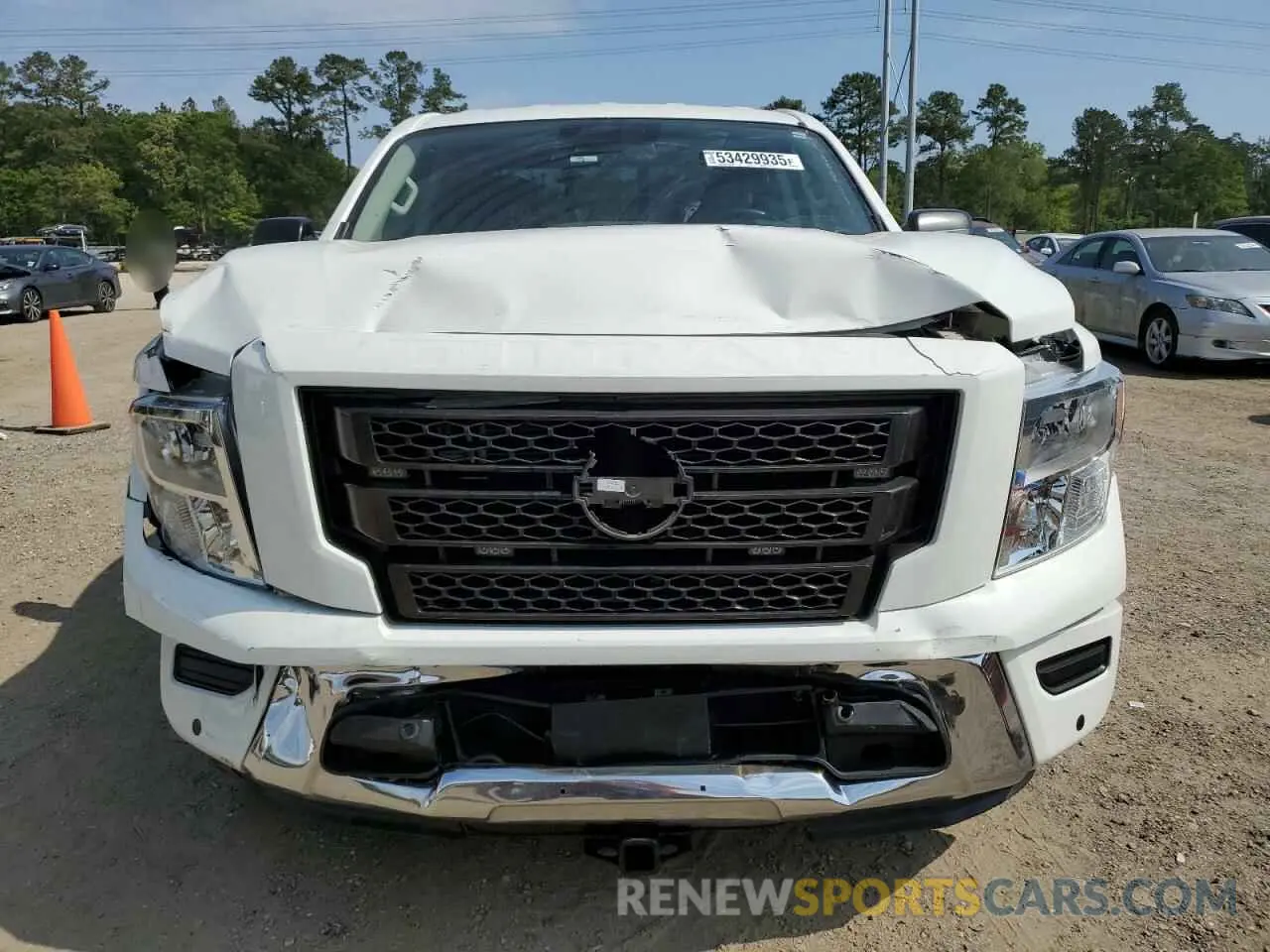 5 Photograph of a damaged car 1N6AA1EF8NN100276 NISSAN TITAN 2022
