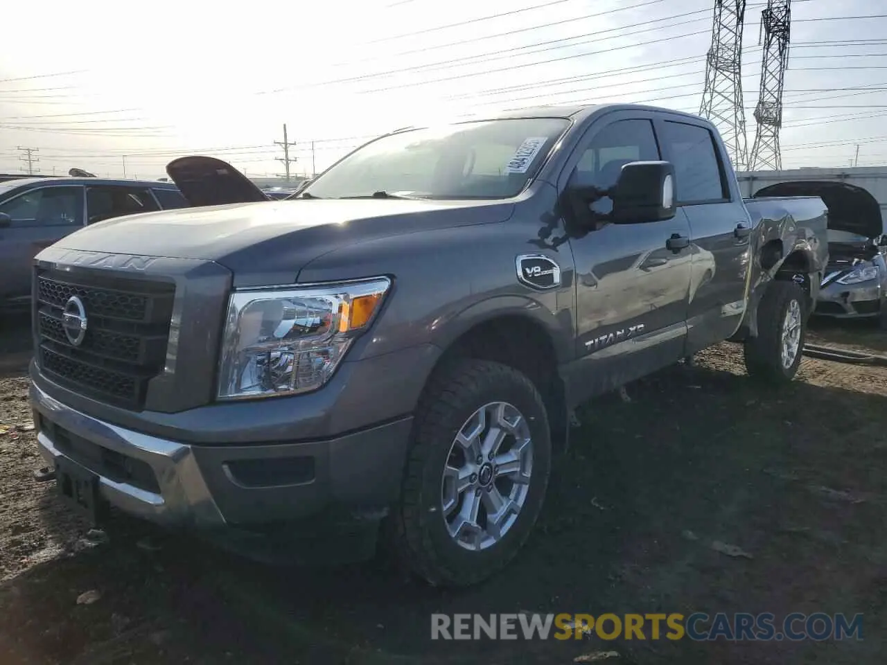 1 Photograph of a damaged car 1N6AA1FBXNN101845 NISSAN TITAN 2022