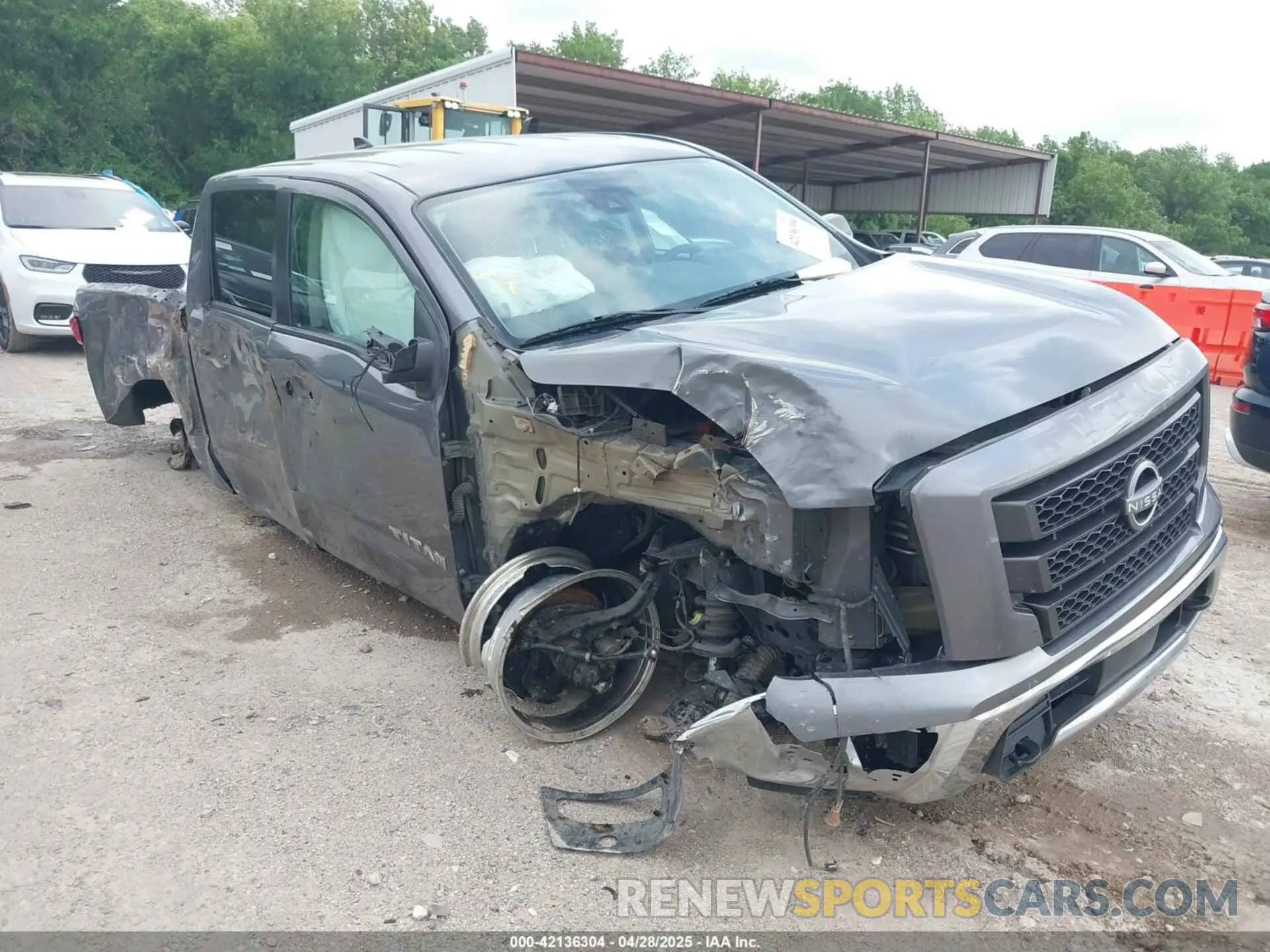 1 Photograph of a damaged car 1N6AA1ECXPN108050 NISSAN TITAN 2023