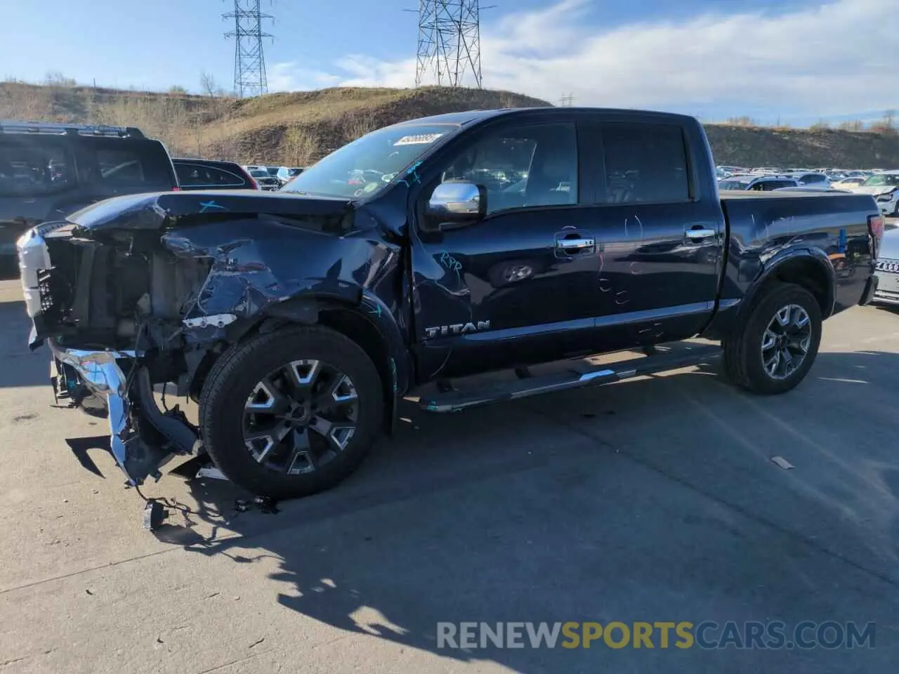 1 Photograph of a damaged car 1N6AA1ED0PN103058 NISSAN TITAN 2023