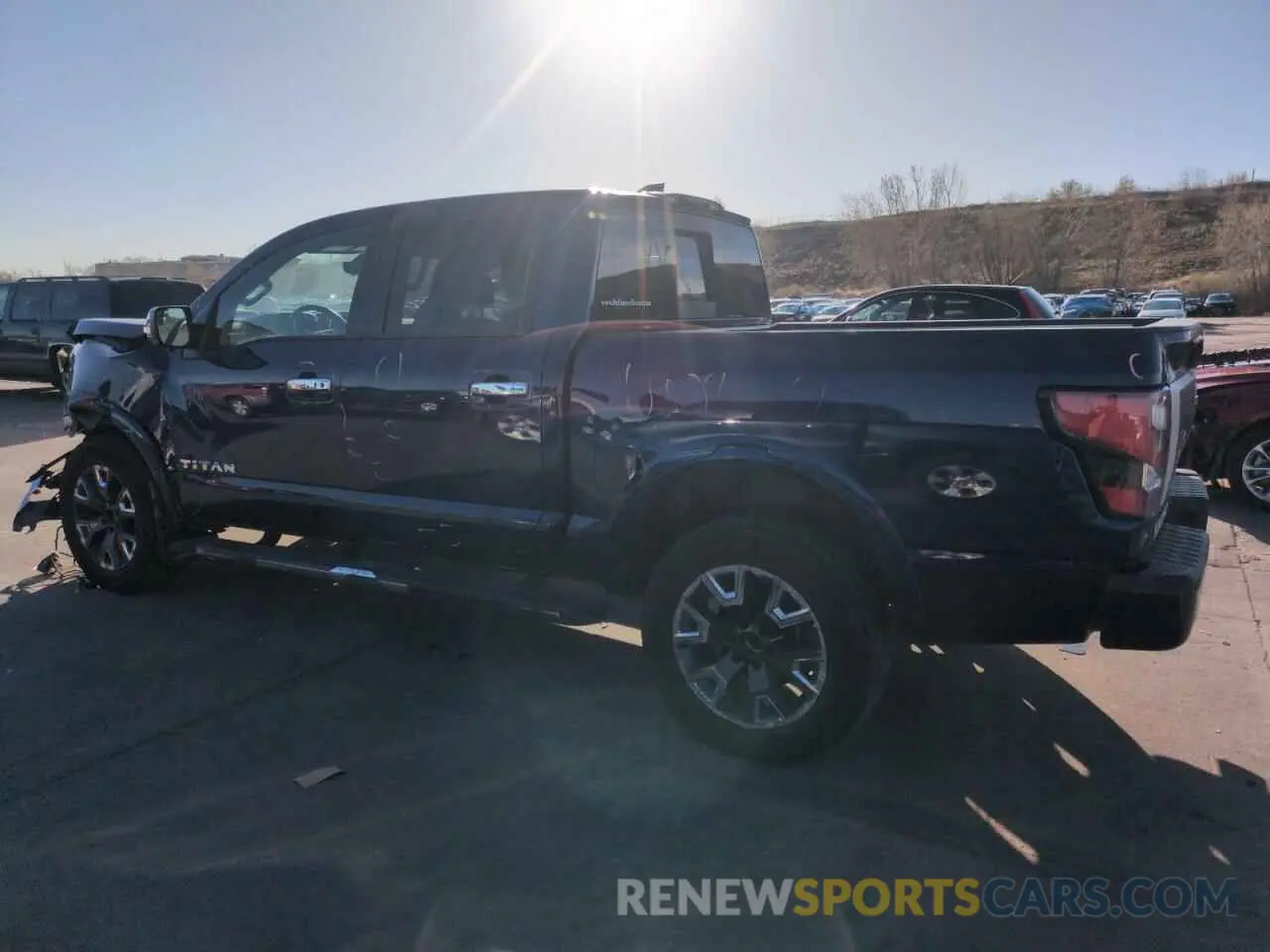 2 Photograph of a damaged car 1N6AA1ED0PN103058 NISSAN TITAN 2023