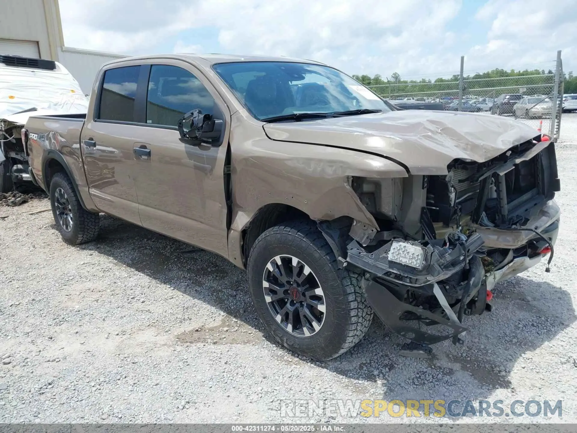 1 Photograph of a damaged car 1N6AA1ED0PN112536 NISSAN TITAN 2023