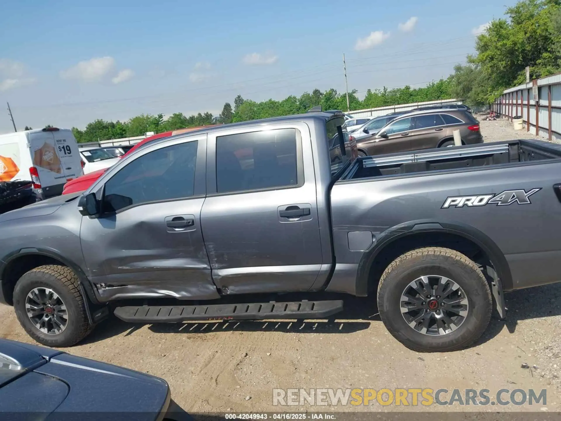14 Photograph of a damaged car 1N6AA1ED7PN100108 NISSAN TITAN 2023