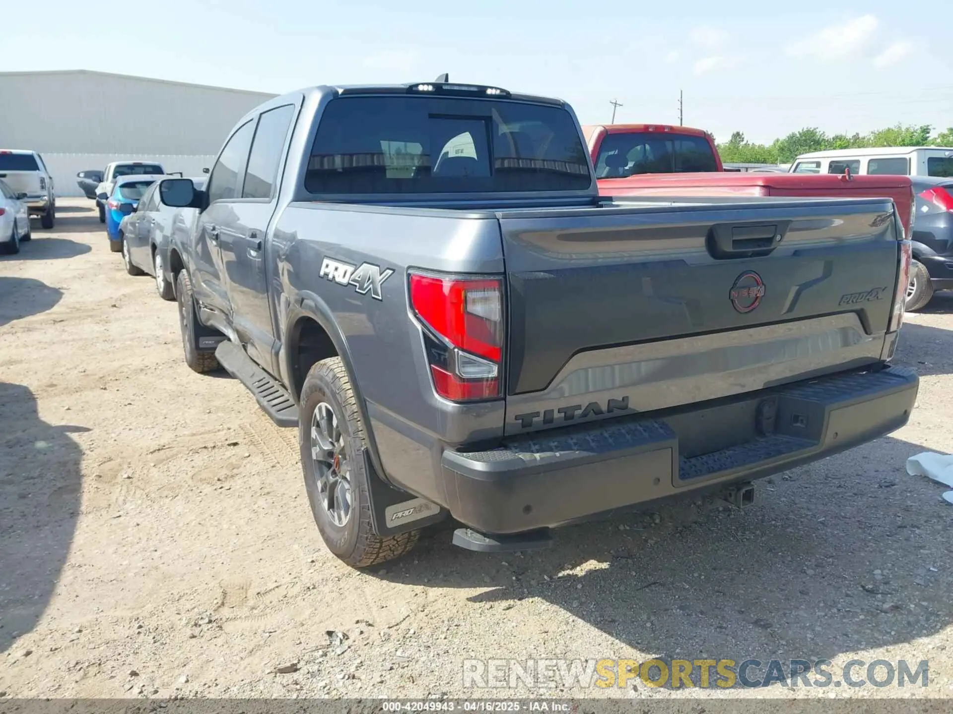 3 Photograph of a damaged car 1N6AA1ED7PN100108 NISSAN TITAN 2023