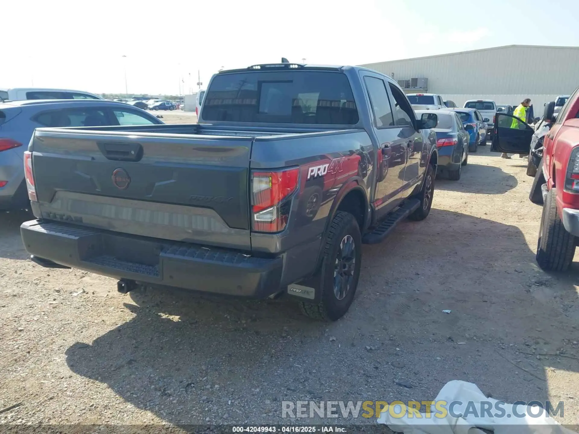 4 Photograph of a damaged car 1N6AA1ED7PN100108 NISSAN TITAN 2023
