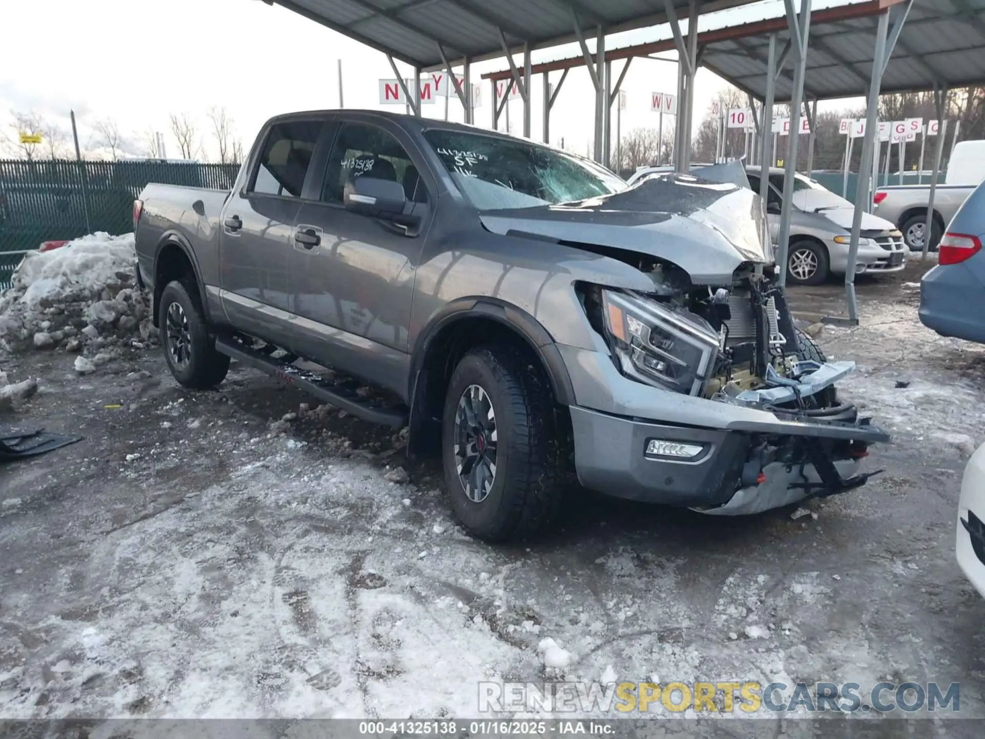 1 Photograph of a damaged car 1N6AA1ED7PN102375 NISSAN TITAN 2023