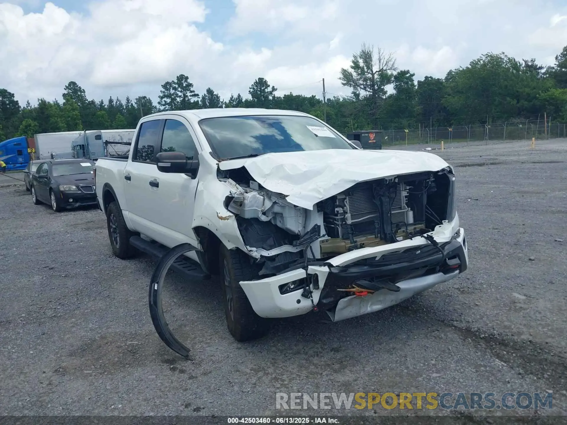 1 Photograph of a damaged car 1N6AA1ED8PN104913 NISSAN TITAN 2023