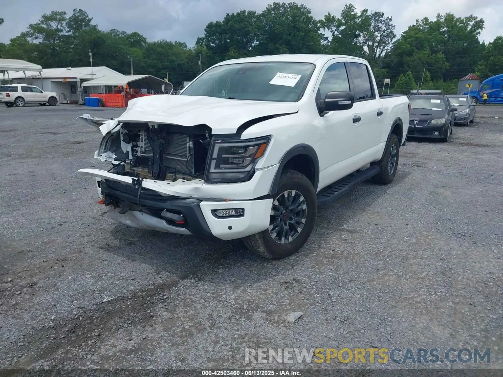 2 Photograph of a damaged car 1N6AA1ED8PN104913 NISSAN TITAN 2023