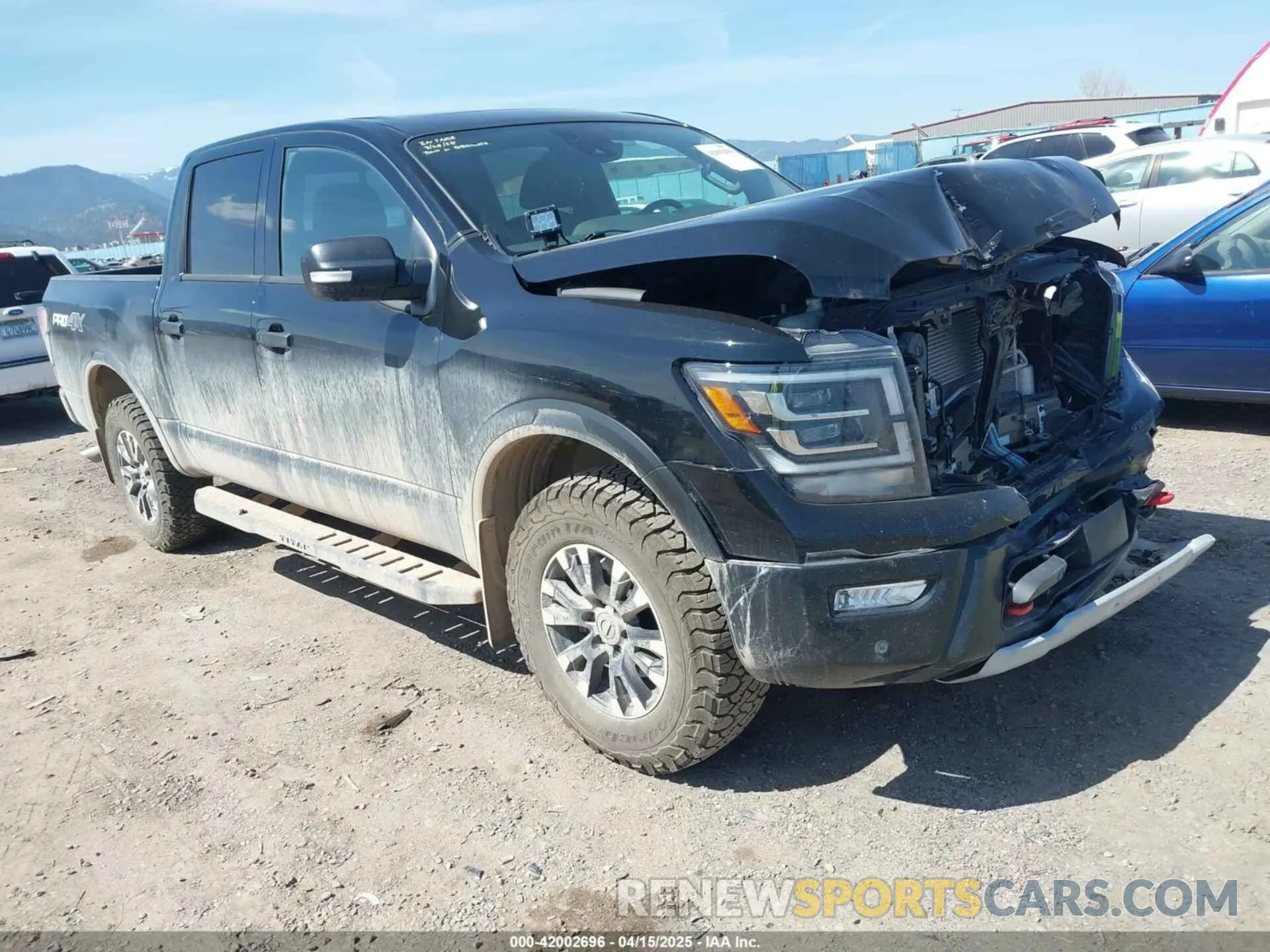 1 Photograph of a damaged car 1N6AA1ED8PN111361 NISSAN TITAN 2023