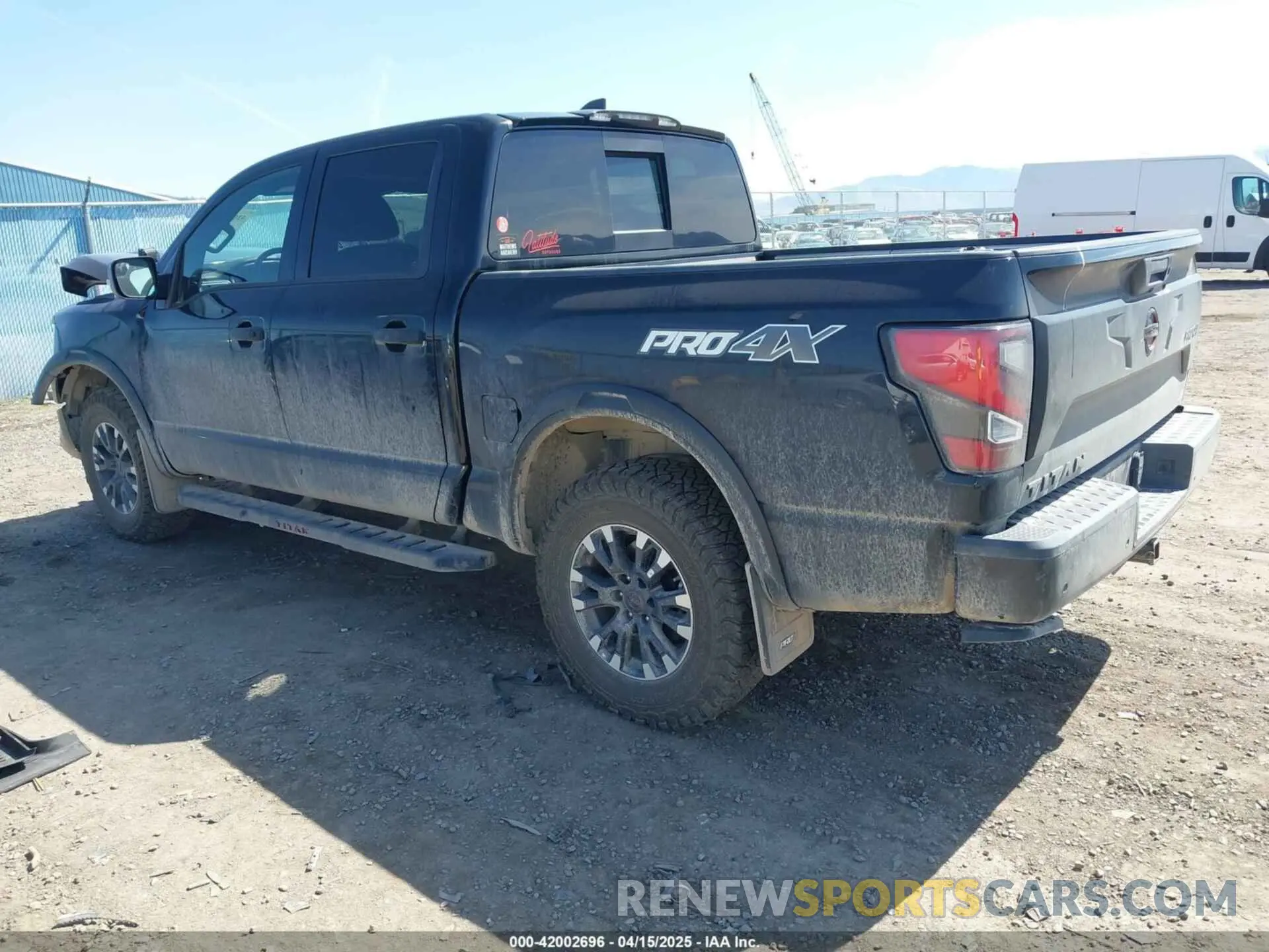 3 Photograph of a damaged car 1N6AA1ED8PN111361 NISSAN TITAN 2023
