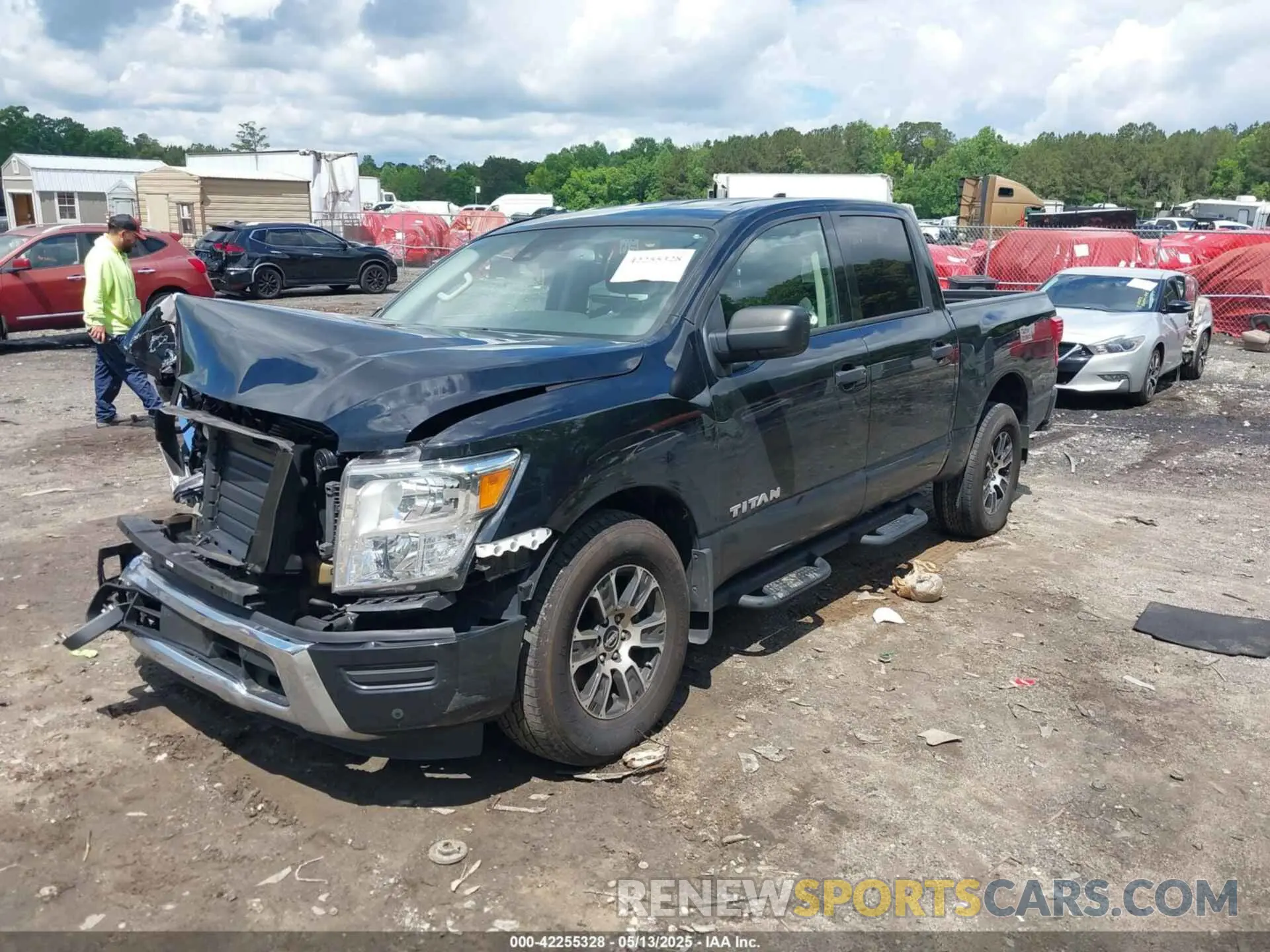 2 Photograph of a damaged car 1N6AA1EF9PN113945 NISSAN TITAN 2023