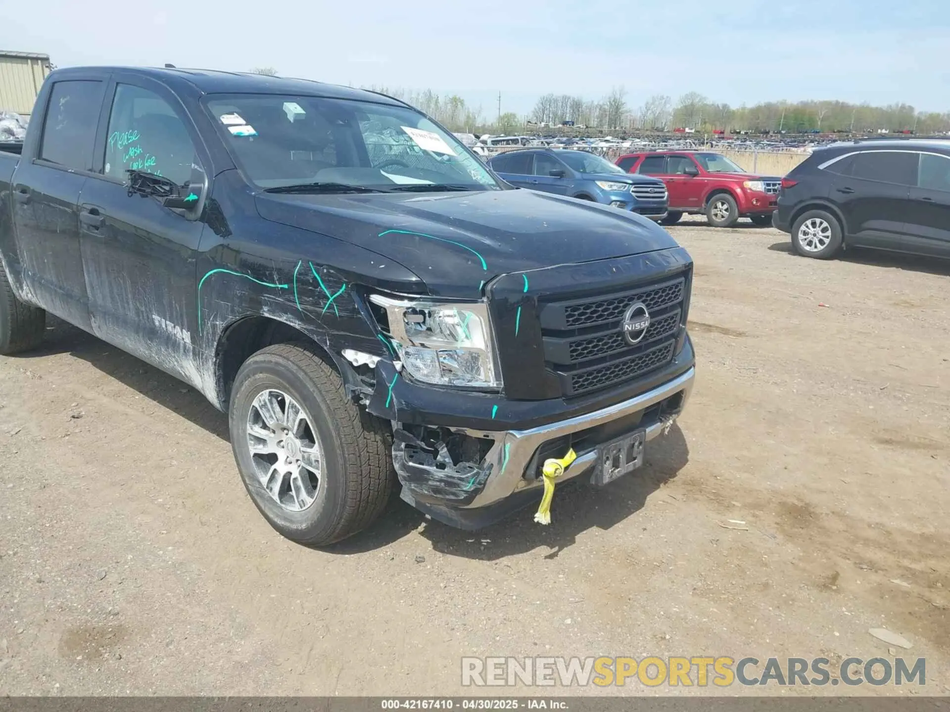 1 Photograph of a damaged car 1N6AA1EC6RN110607 NISSAN TITAN 2024