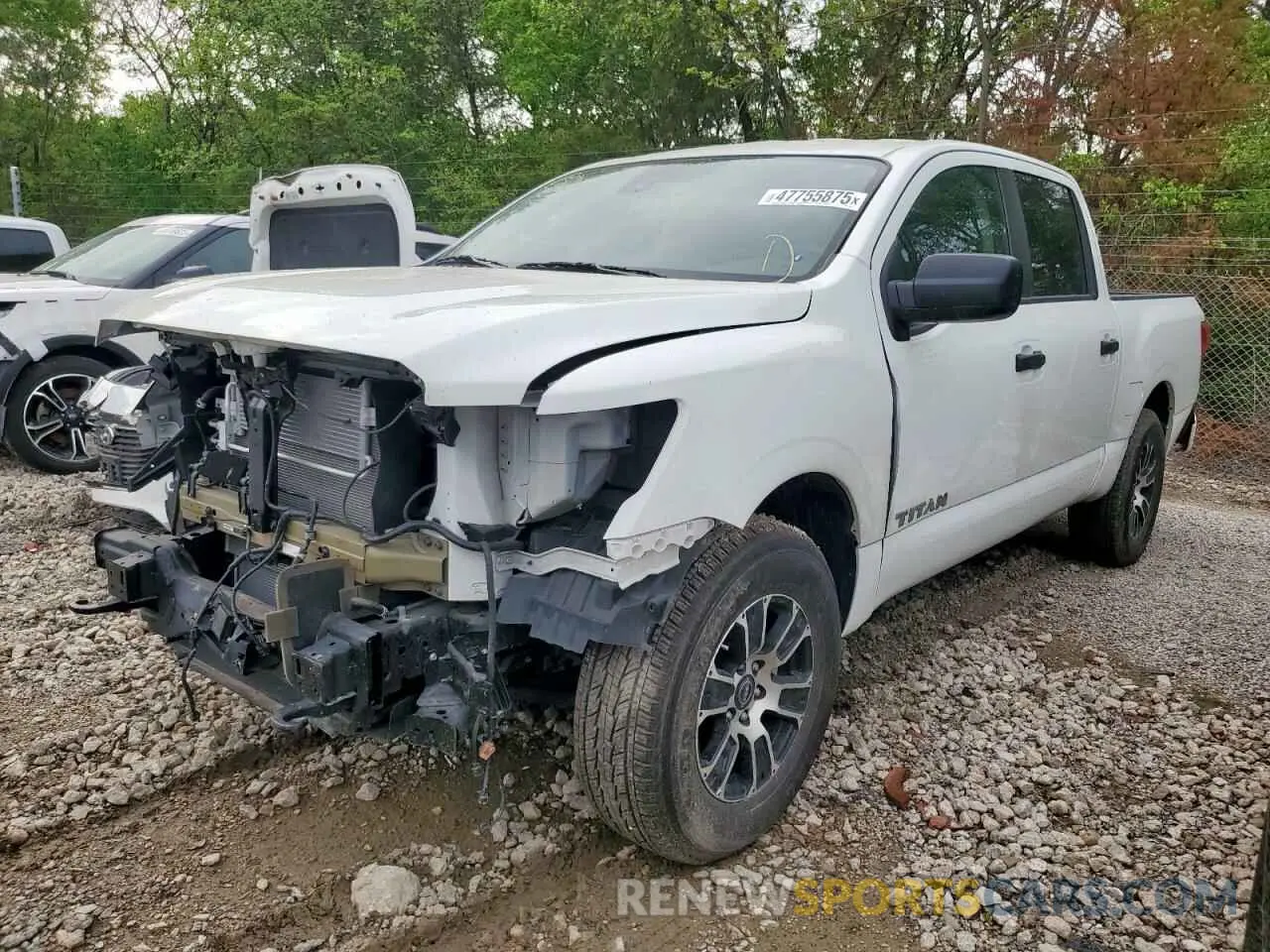 1 Photograph of a damaged car 1N6AA1ECXRN112621 NISSAN TITAN 2024