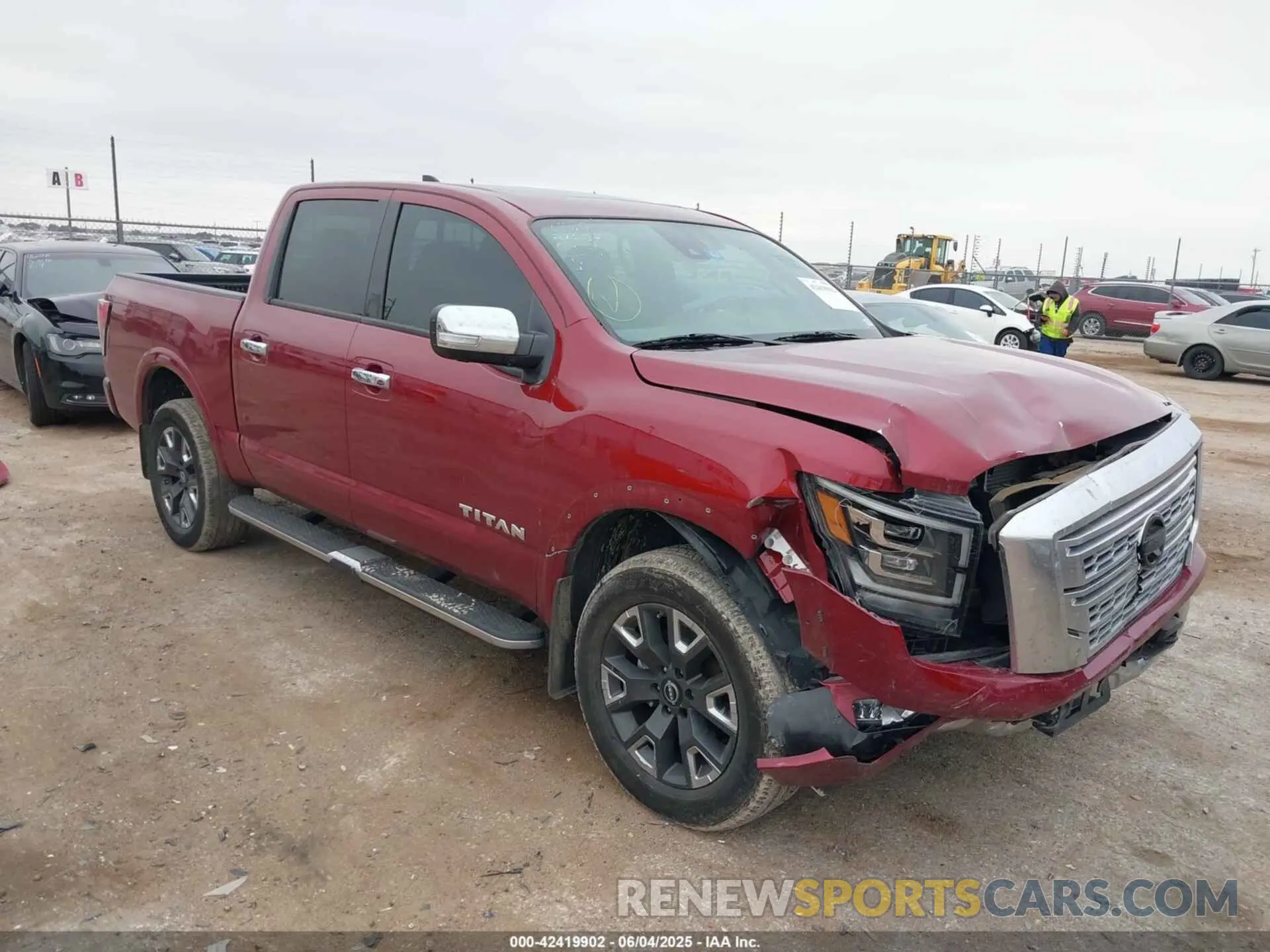 1 Photograph of a damaged car 1N6AA1ED5RN102376 NISSAN TITAN 2024