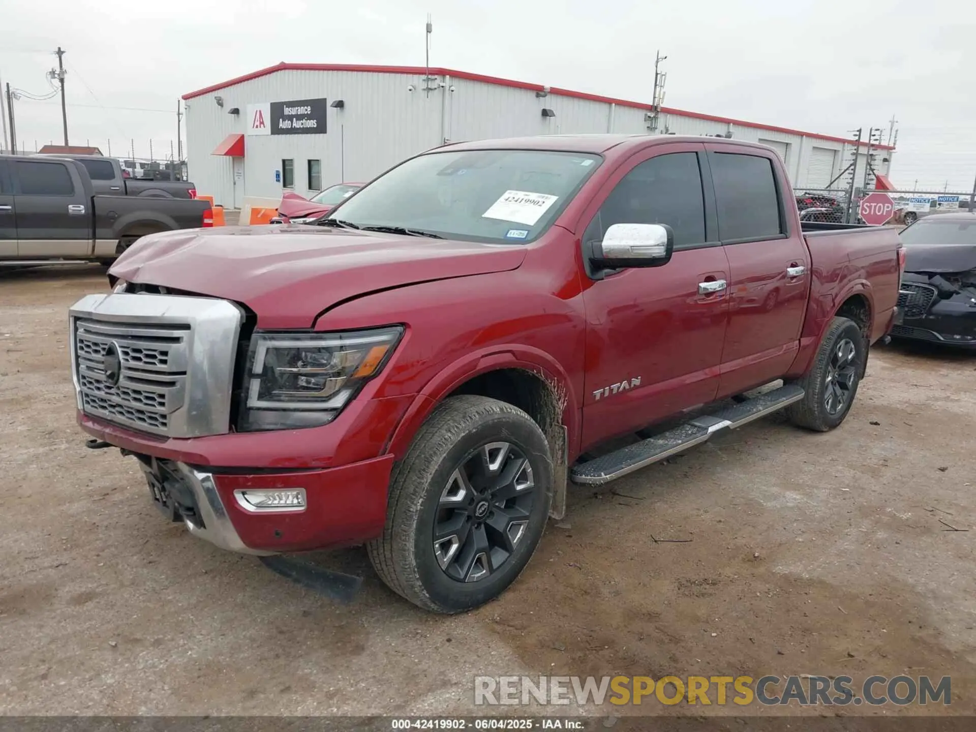 2 Photograph of a damaged car 1N6AA1ED5RN102376 NISSAN TITAN 2024