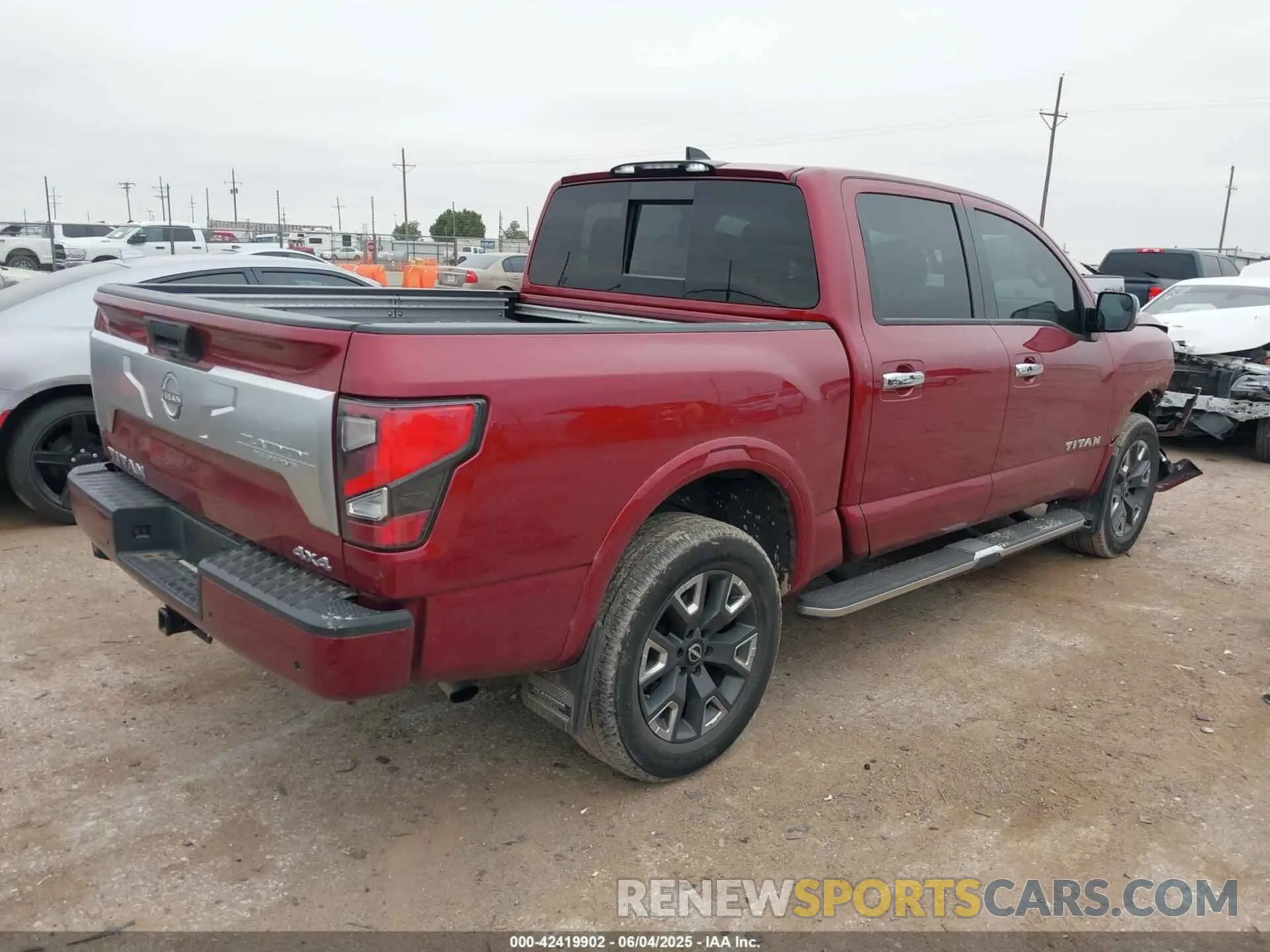 4 Photograph of a damaged car 1N6AA1ED5RN102376 NISSAN TITAN 2024