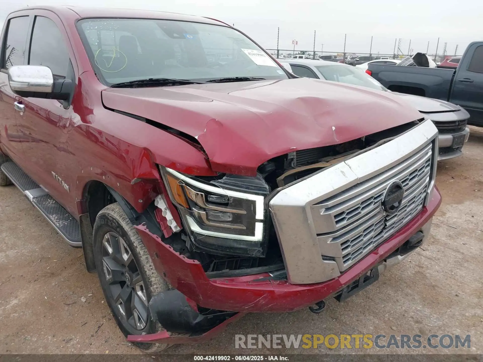 6 Photograph of a damaged car 1N6AA1ED5RN102376 NISSAN TITAN 2024