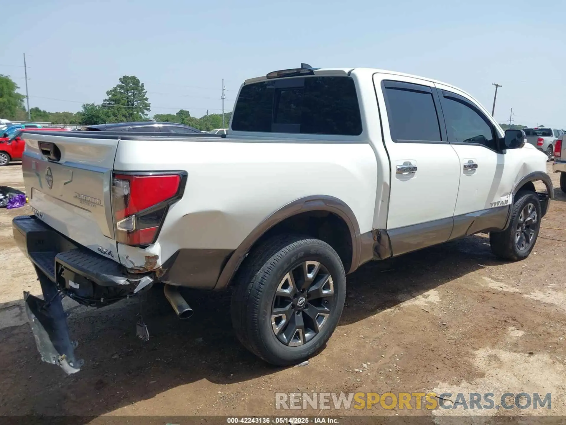 4 Photograph of a damaged car 1N6AA1ED7RN101486 NISSAN TITAN 2024