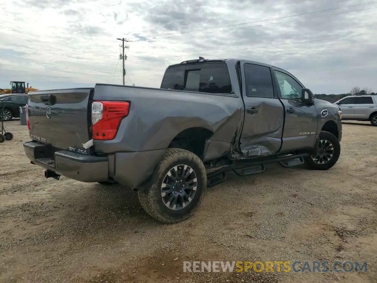 3 Photograph of a damaged car 1N6AA1FB2RN107239 NISSAN TITAN 2024