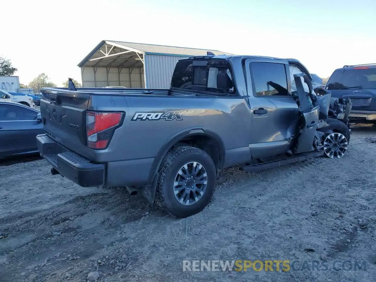 3 Photograph of a damaged car 1N6AA1FB9RN107710 NISSAN TITAN 2024