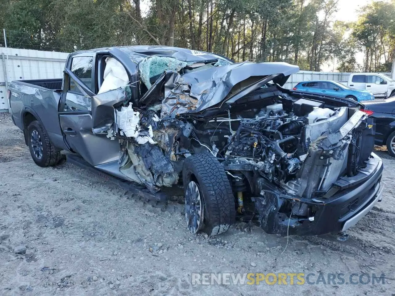 4 Photograph of a damaged car 1N6AA1FB9RN107710 NISSAN TITAN 2024