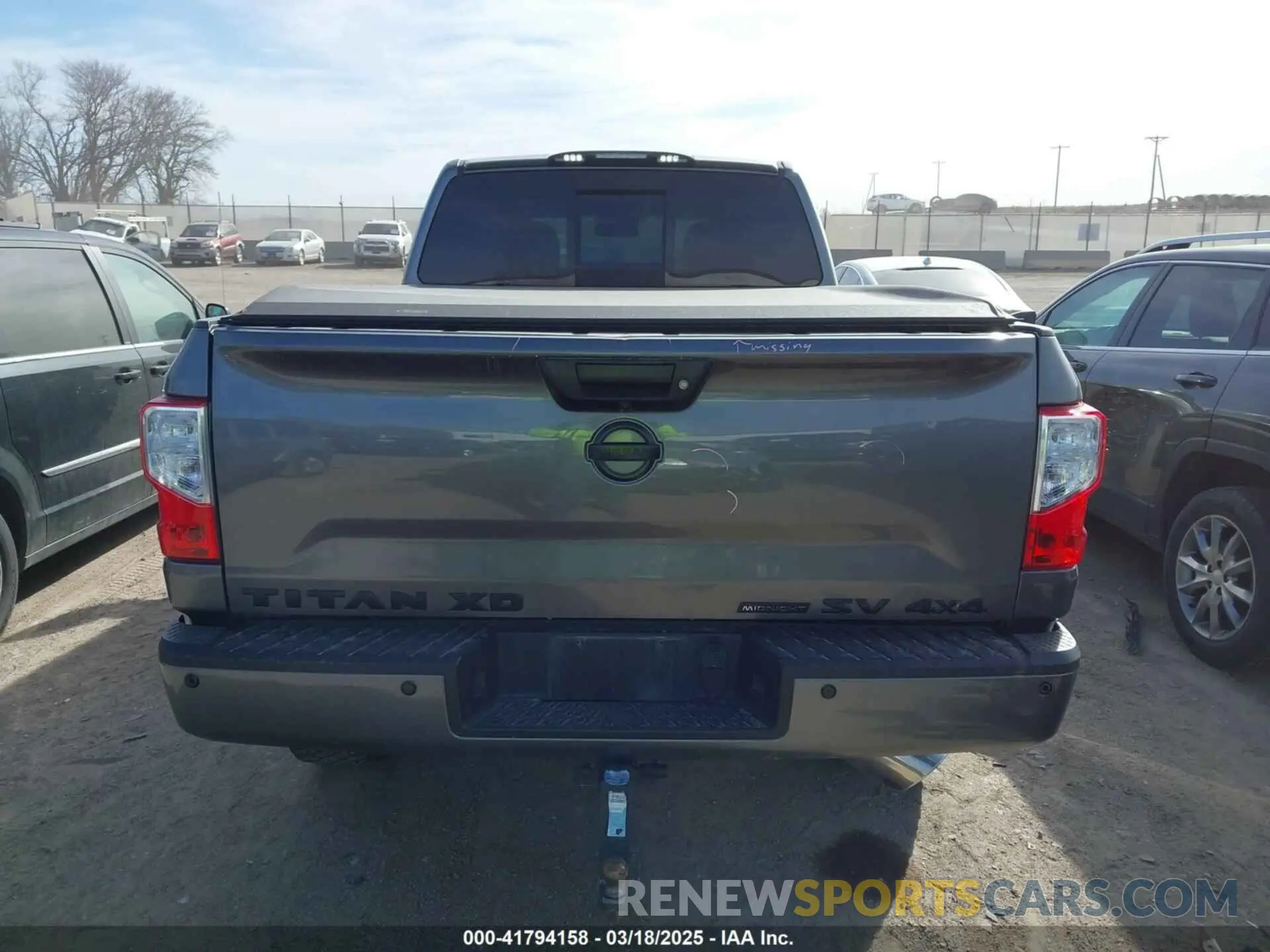 16 Photograph of a damaged car 1N6BA1F41KN529532 NISSAN TITAN XD 2019