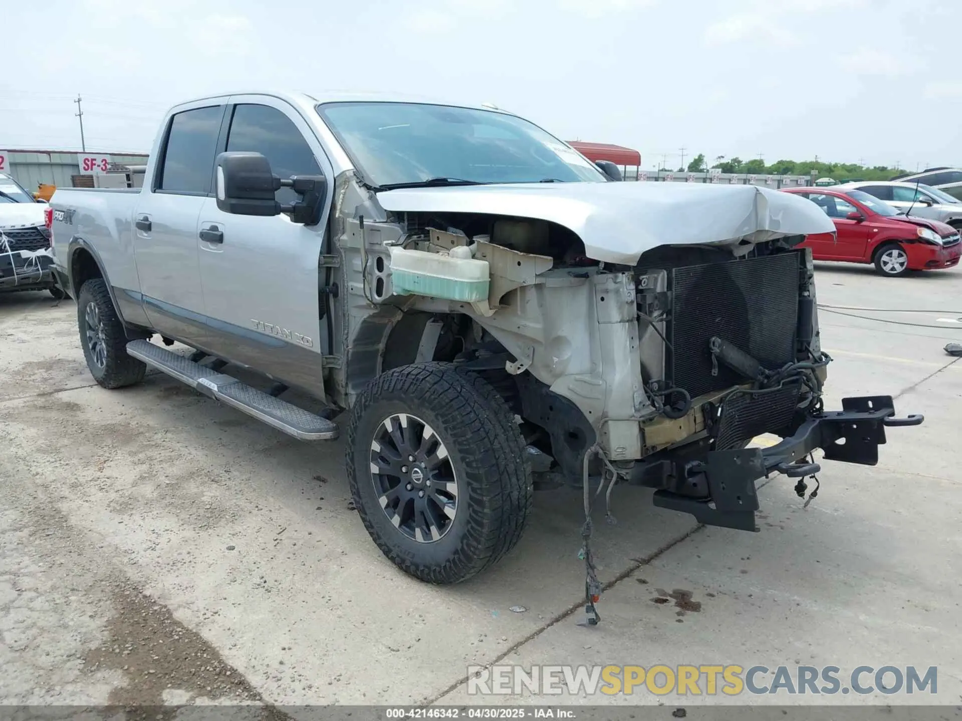 1 Photograph of a damaged car 1N6BA1F43KN524400 NISSAN TITAN XD 2019