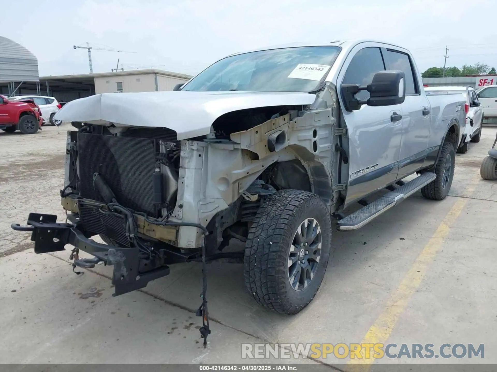 2 Photograph of a damaged car 1N6BA1F43KN524400 NISSAN TITAN XD 2019