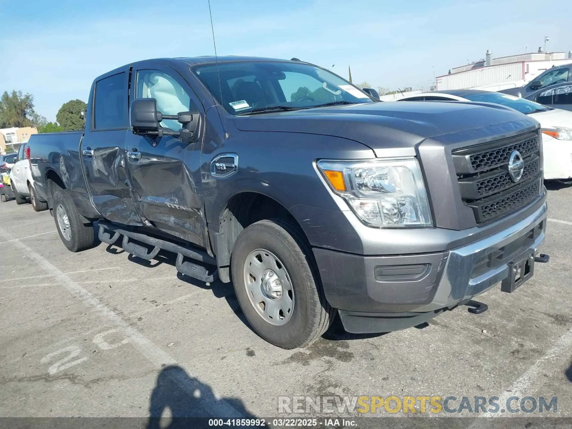 1 Photograph of a damaged car 1N6AA1FA6MN529806 NISSAN TITAN XD 2021