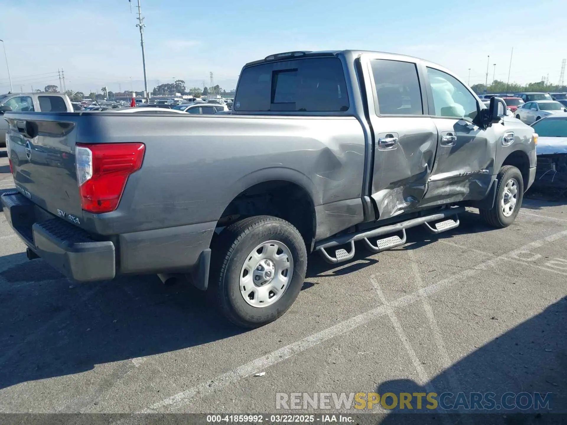 4 Photograph of a damaged car 1N6AA1FA6MN529806 NISSAN TITAN XD 2021