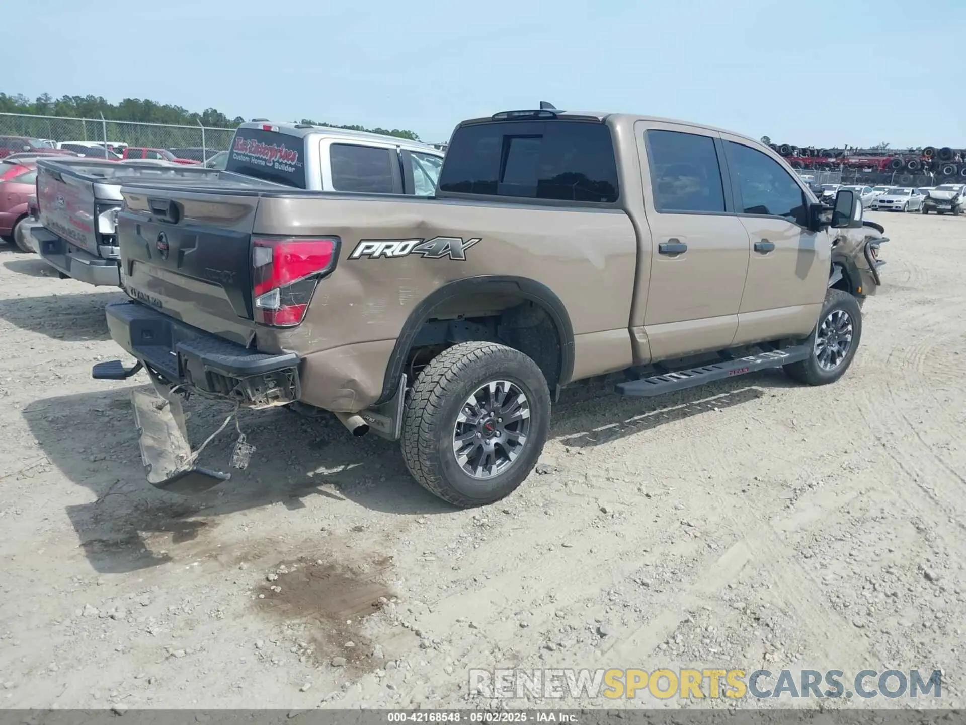 4 Photograph of a damaged car 1N6AA1FBXNN100016 NISSAN TITAN XD 2022