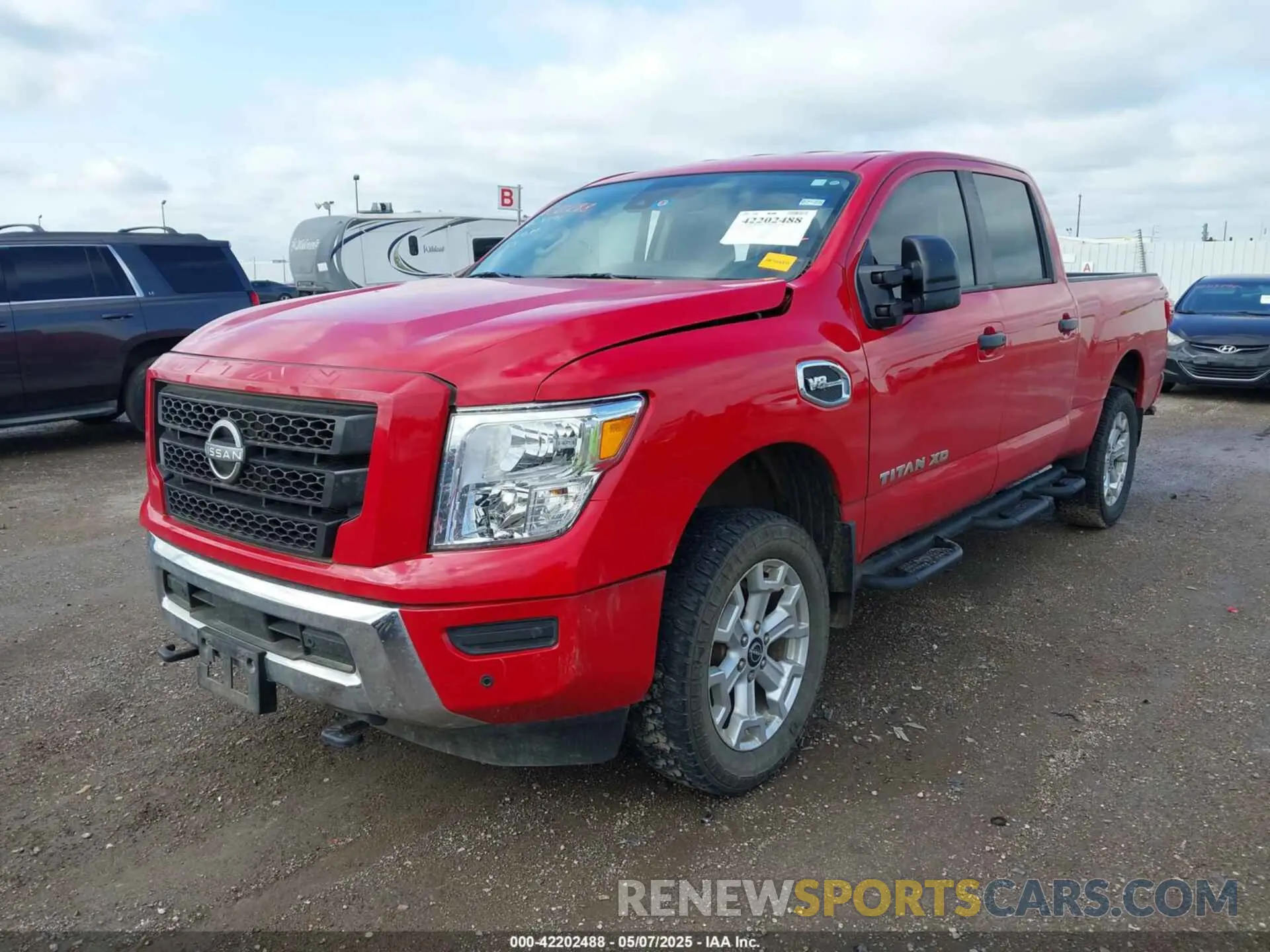2 Photograph of a damaged car 1N6AA1FB9PN104089 NISSAN TITAN XD 2023