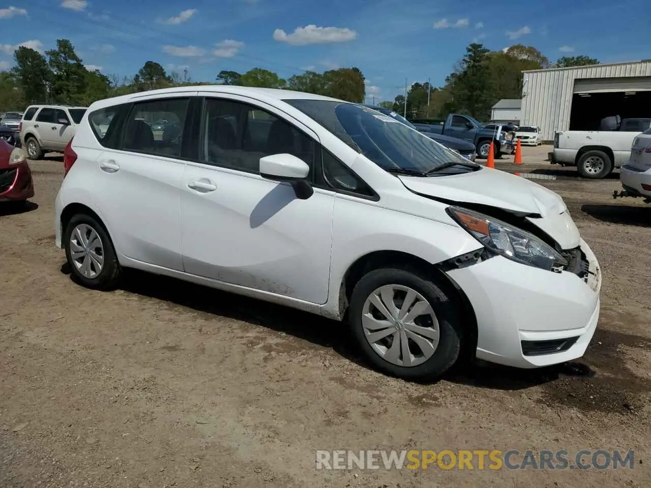 4 Photograph of a damaged car 3N1CE2CP0KL366164 NISSAN VERSA 2019