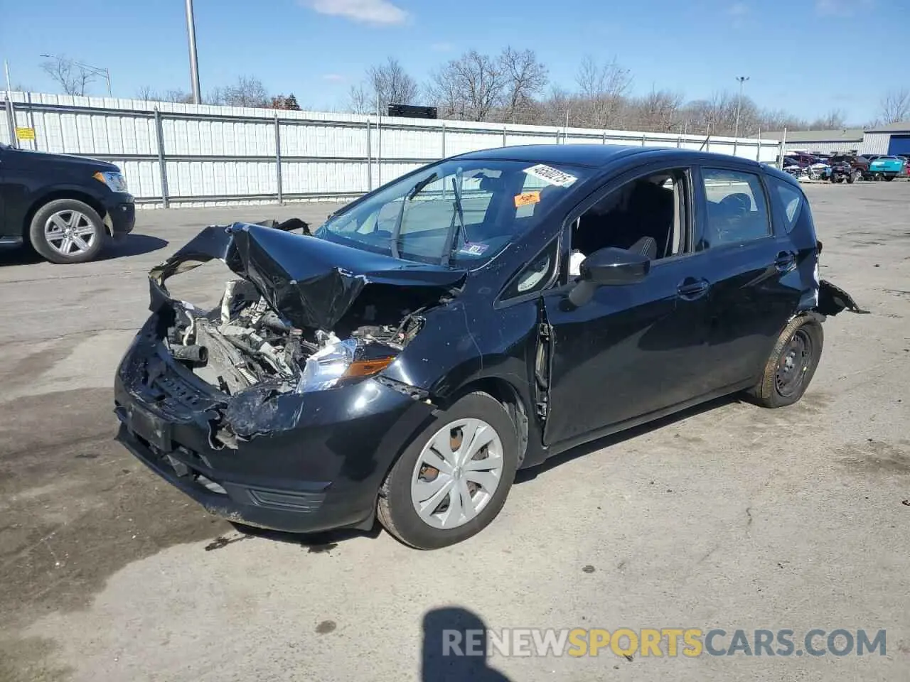 1 Photograph of a damaged car 3N1CE2CP5KL365480 NISSAN VERSA 2019