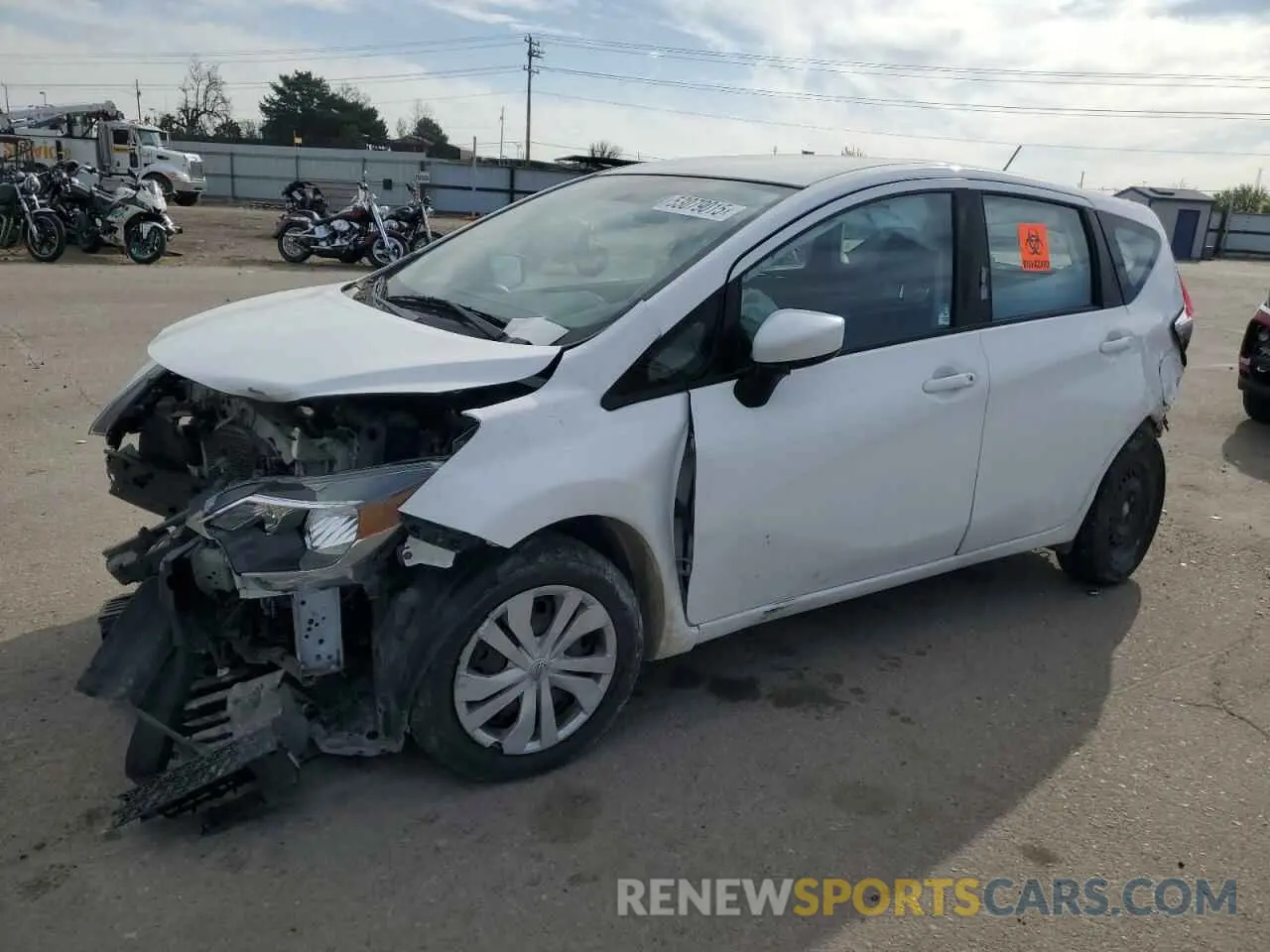 1 Photograph of a damaged car 3N1CE2CP6KL357064 NISSAN VERSA 2019