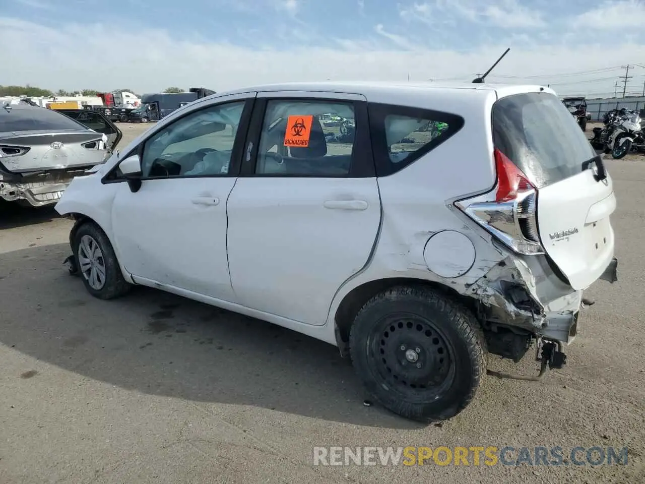 2 Photograph of a damaged car 3N1CE2CP6KL357064 NISSAN VERSA 2019