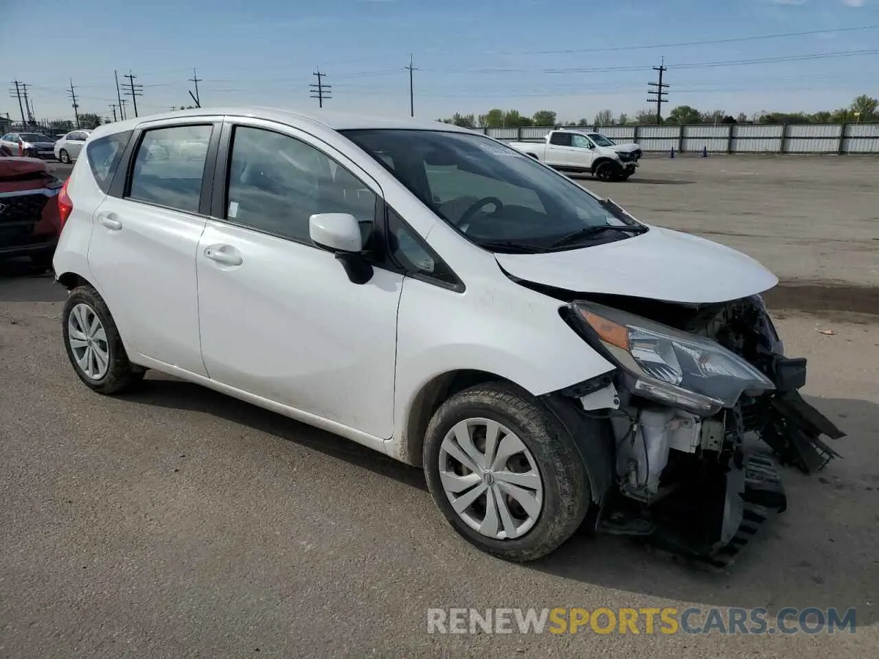 4 Photograph of a damaged car 3N1CE2CP6KL357064 NISSAN VERSA 2019