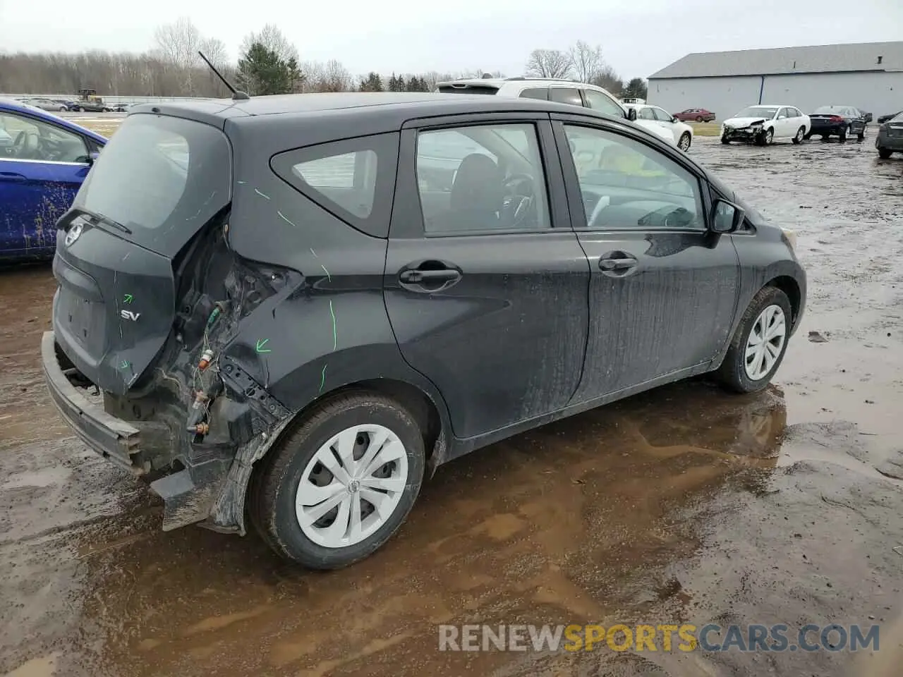 3 Photograph of a damaged car 3N1CE2CP7KL362516 NISSAN VERSA 2019