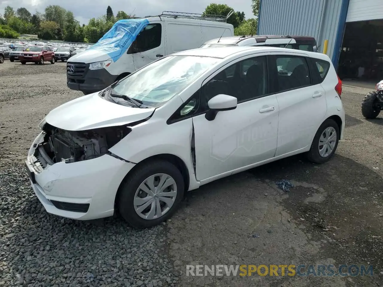 1 Photograph of a damaged car 3N1CE2CP9KL357043 NISSAN VERSA 2019