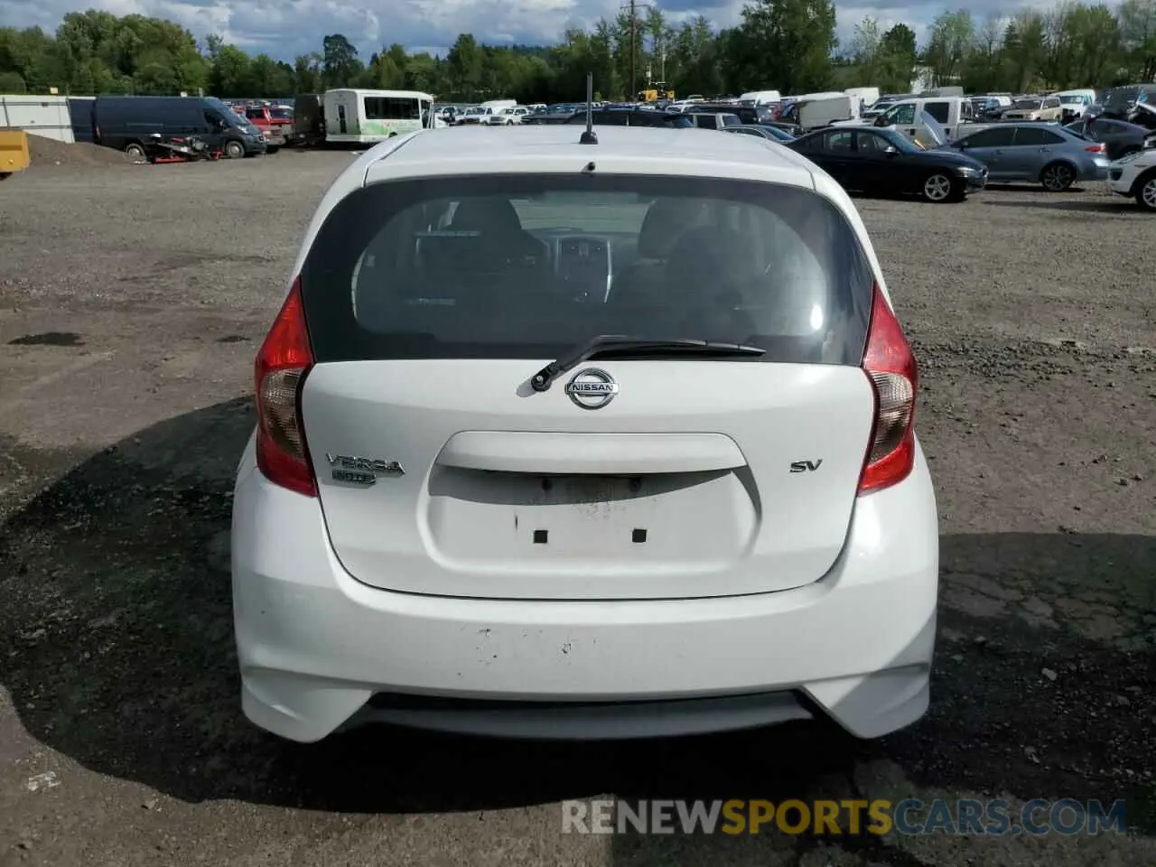 6 Photograph of a damaged car 3N1CE2CP9KL357043 NISSAN VERSA 2019