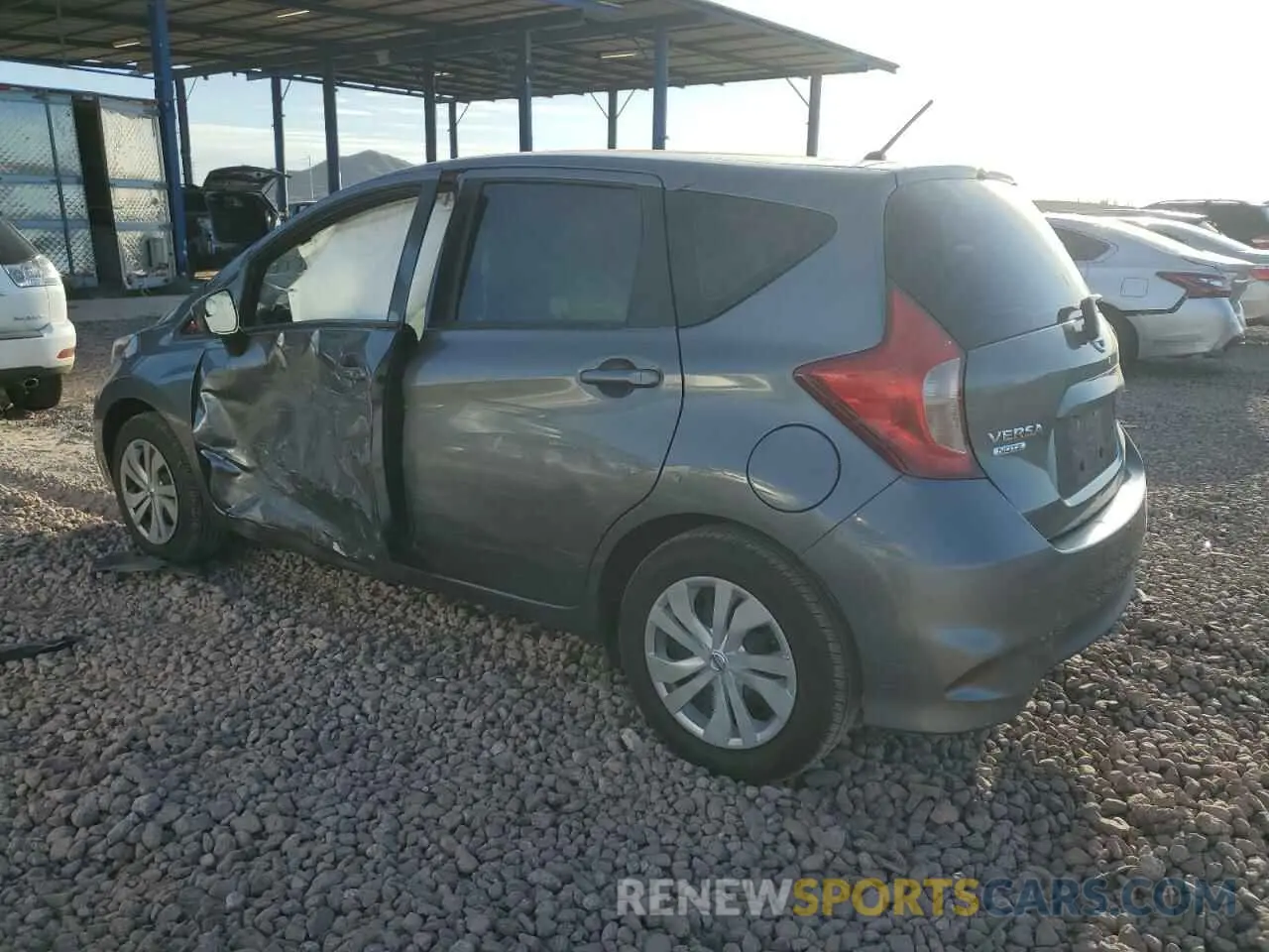 2 Photograph of a damaged car 3N1CE2CPXKL360906 NISSAN VERSA 2019