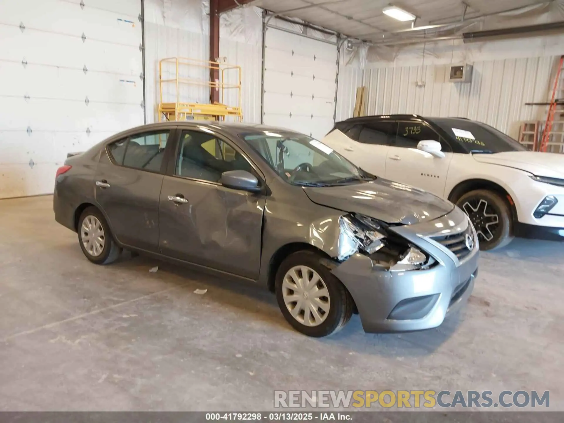1 Photograph of a damaged car 3N1CN7AP0KL808697 NISSAN VERSA 2019