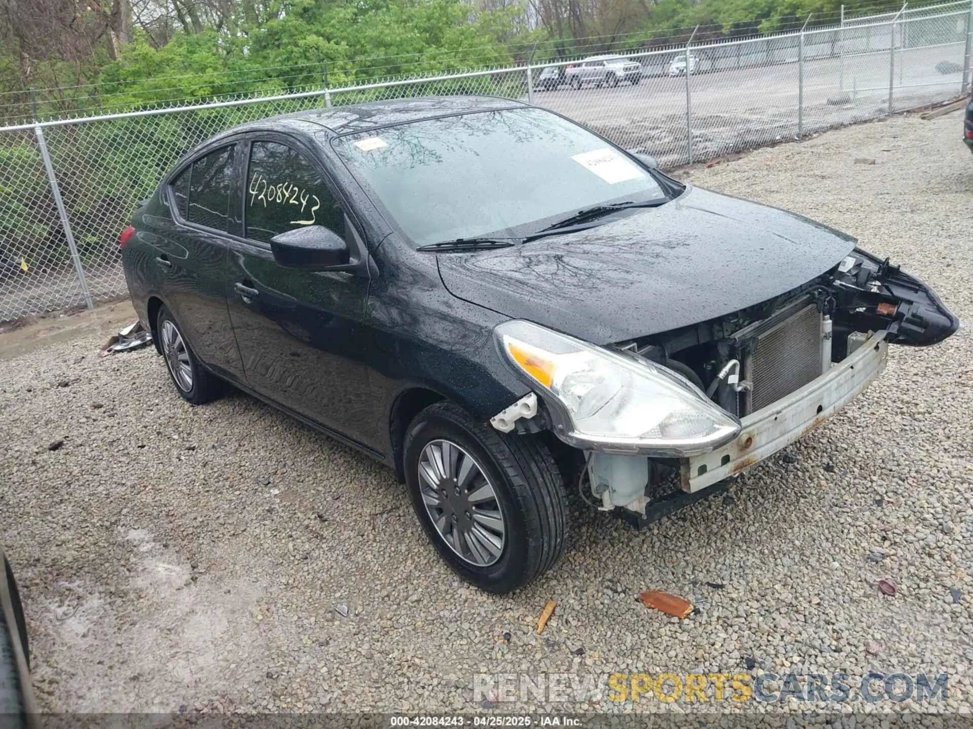 1 Photograph of a damaged car 3N1CN7AP0KL814418 NISSAN VERSA 2019