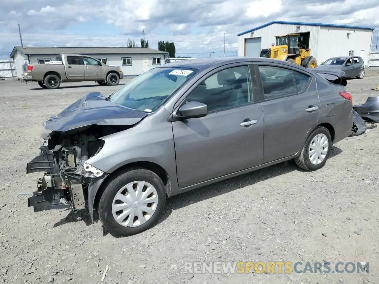 1 Photograph of a damaged car 3N1CN7AP0KL815147 NISSAN VERSA 2019