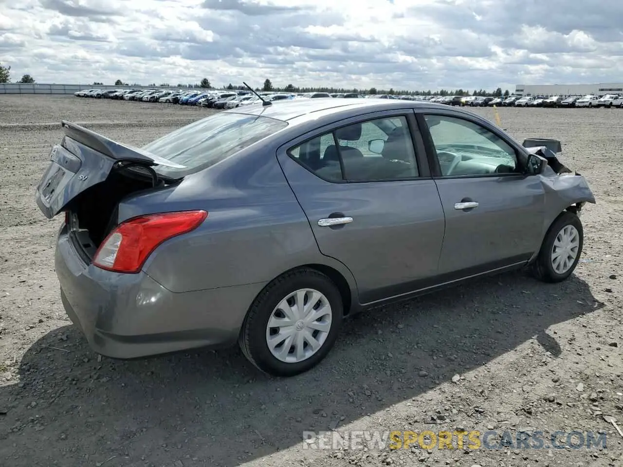 3 Photograph of a damaged car 3N1CN7AP0KL815147 NISSAN VERSA 2019