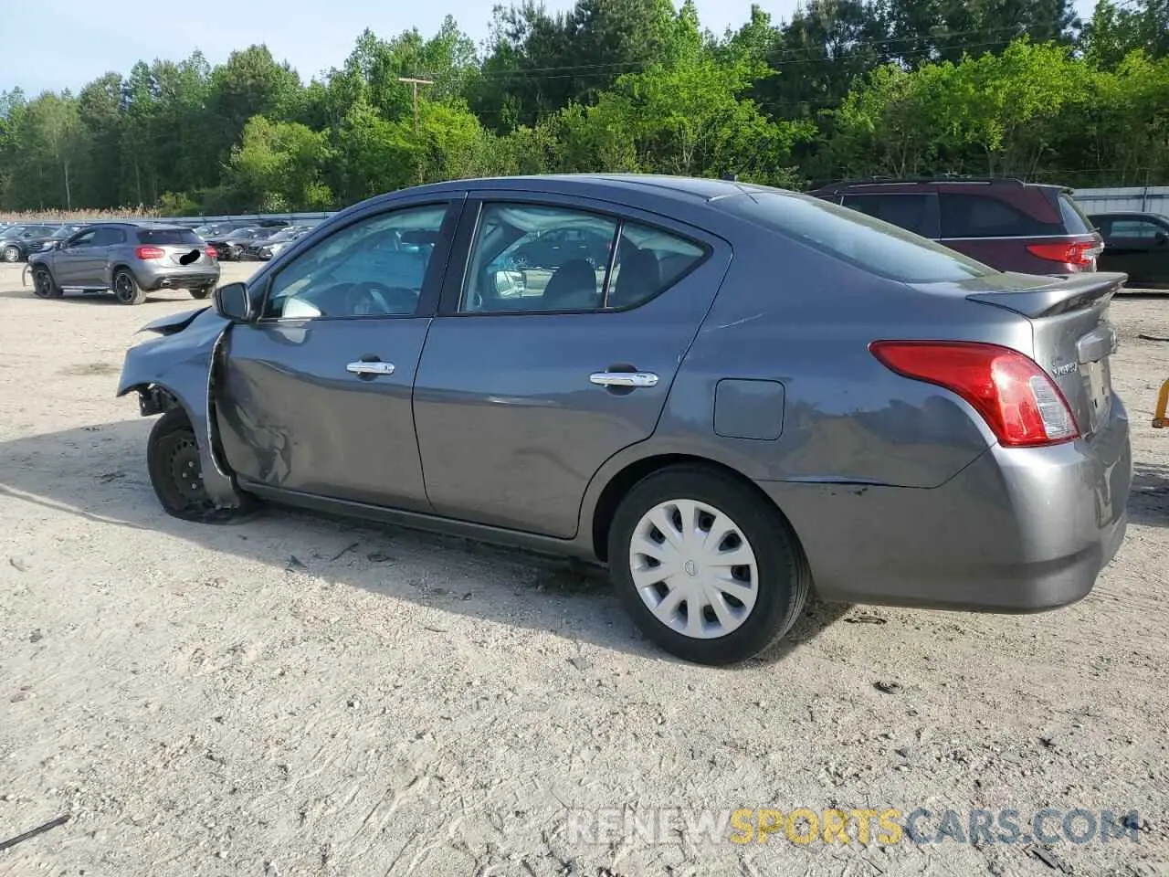 2 Photograph of a damaged car 3N1CN7AP0KL824544 NISSAN VERSA 2019