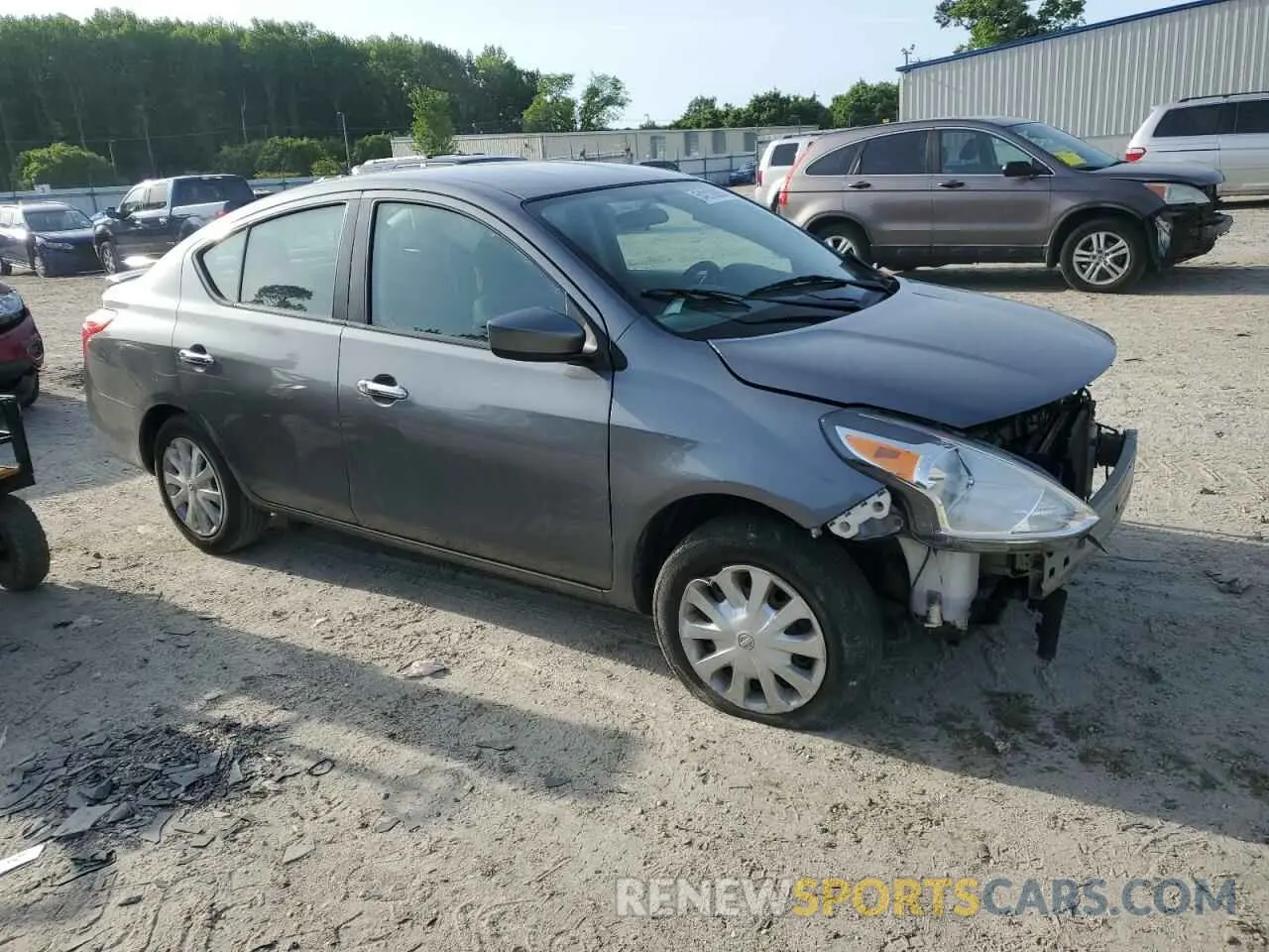 4 Photograph of a damaged car 3N1CN7AP0KL824544 NISSAN VERSA 2019