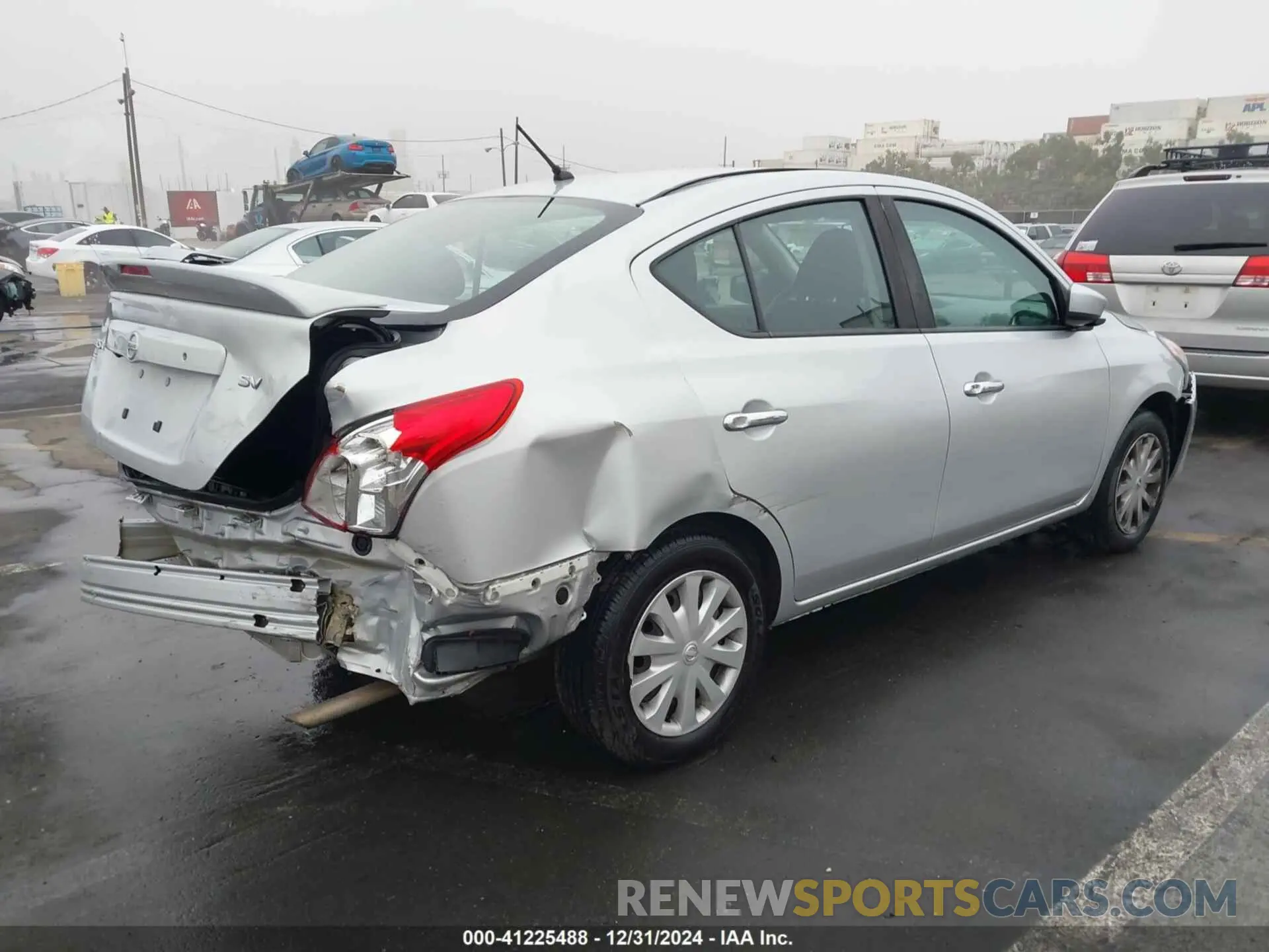 4 Photograph of a damaged car 3N1CN7AP0KL834121 NISSAN VERSA 2019